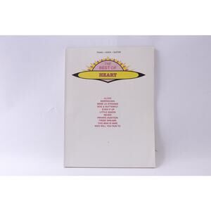 The Best of Heart, Songbook, Piano, Voice, Guitar, Sheet Music, Paperback, Rock,